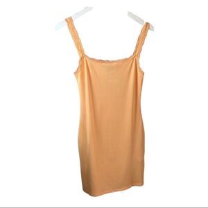 FOREVER 21 peach colored tank top dress new with tag size medium Stretchy fit